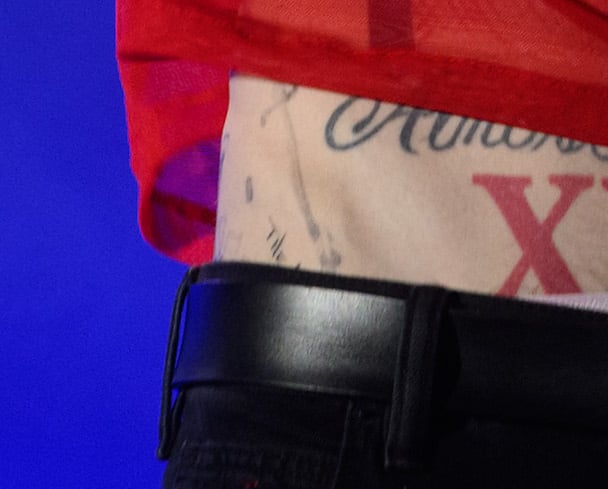 A Closer Look at Machine Gun Kelly's Tattoo on His Hip