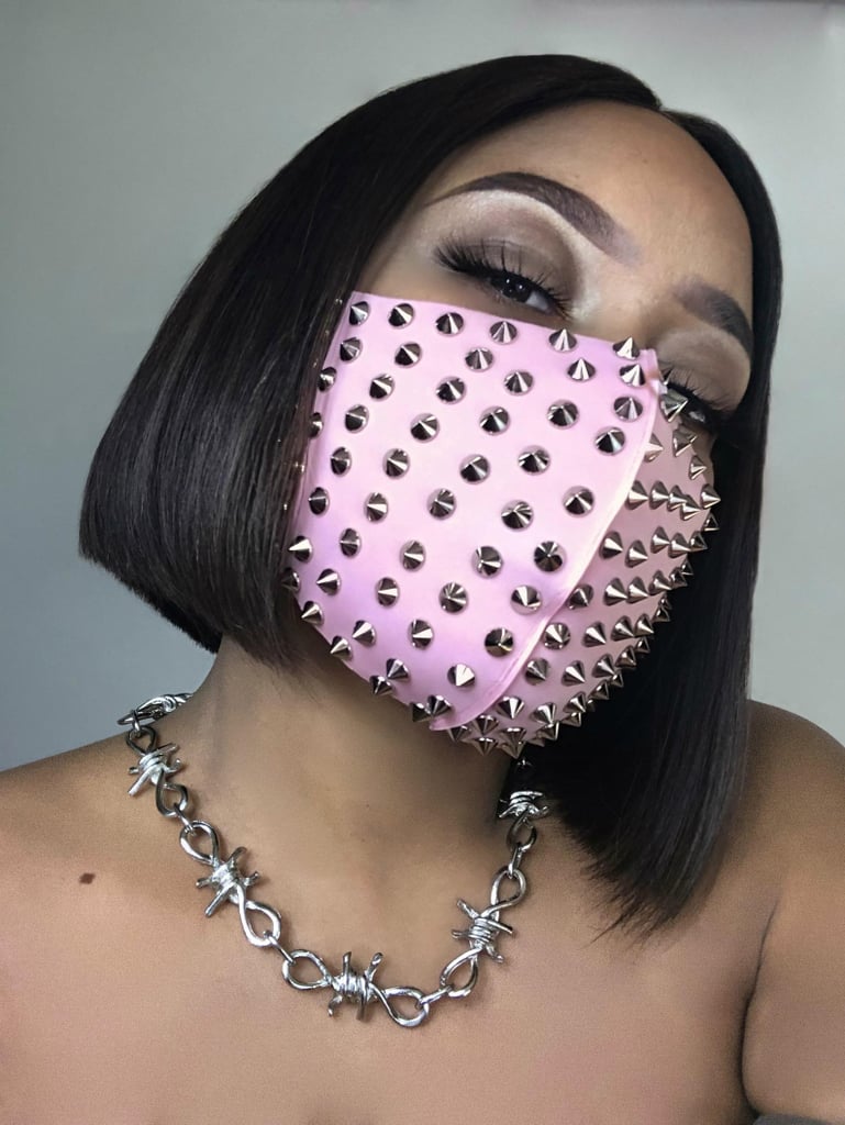 Spike Sequin Fashion Face Mask