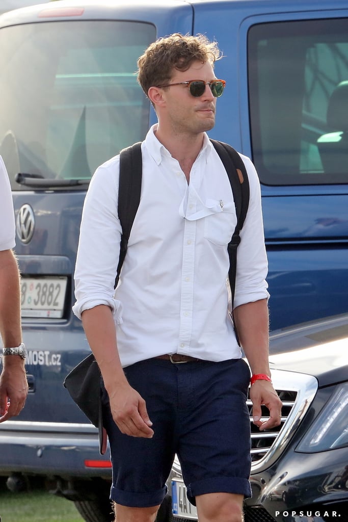 Jamie Dornan in Prague Pictures August 2015