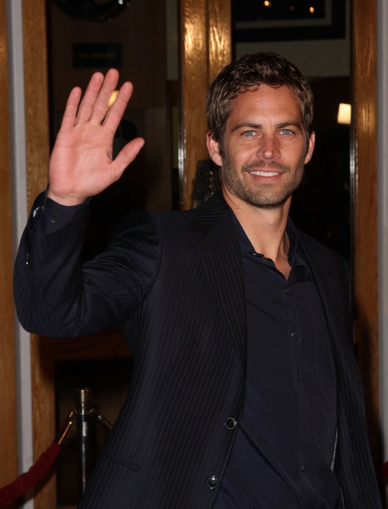 Paul waved to fans as he arrived at the LA premiere of Fast & Furious in March 2009.