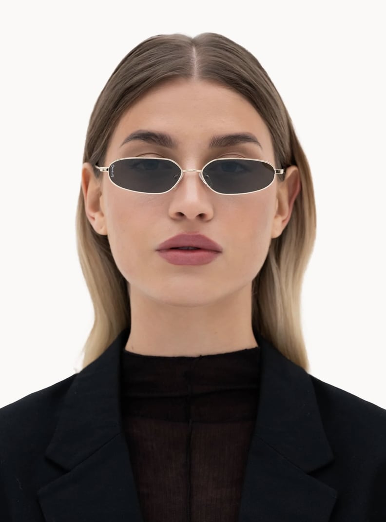 Shop Hailey Bieber's Otra Sunglasses With Gold Frames