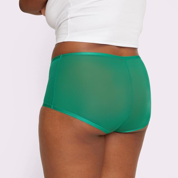 Parade High Rise Boyshort — Silky Mesh