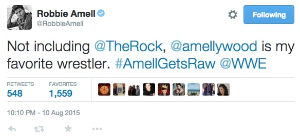 Even Robbie Amell (Stephen's cousin) got in on the fun!