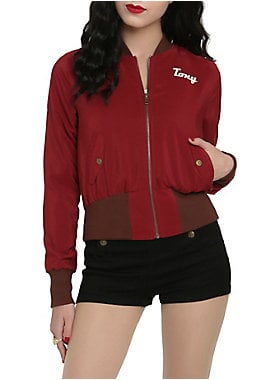 Marvel By Her Universe Stark Industries Girls Bomber Jacket