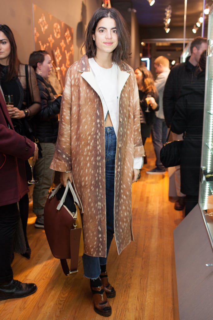 Leandra Medine at LXR & Co.'s flagship store opening in New York.