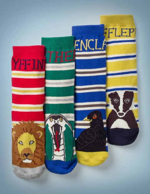 4 Pack Harry Potter Socks