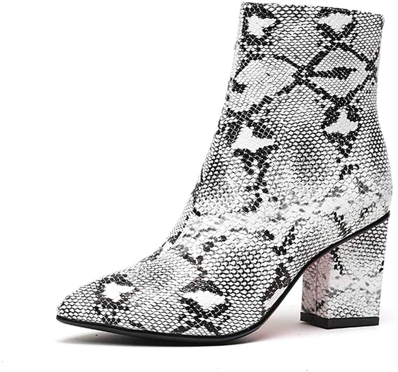 Wetkiss Snake Ankle Boots