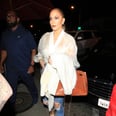 Um, Jennifer Lopez Just Wore a Sexy Sheer Blouse For Her Date Night With ARod