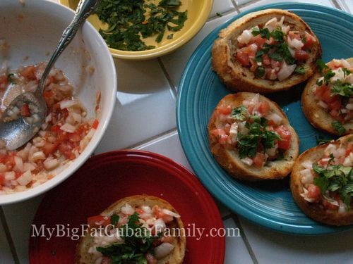 Cuban Bruschetta Toast