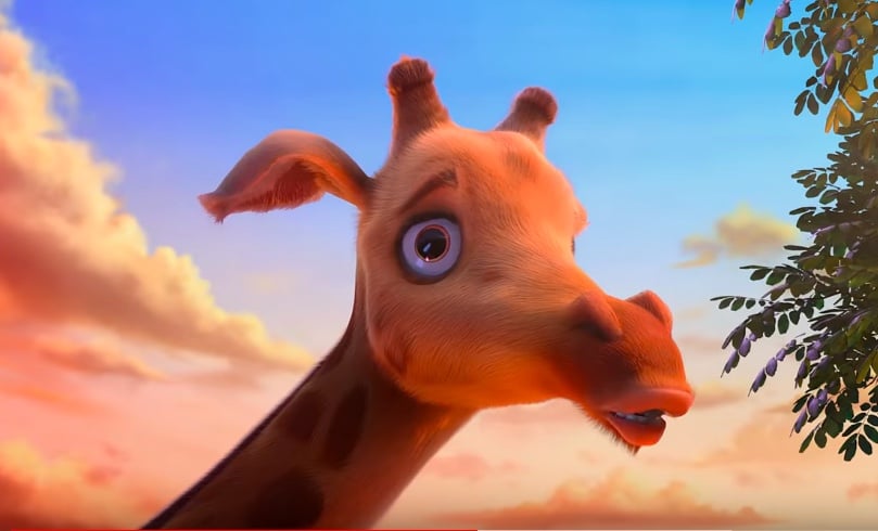 Charlie Puth as a Giraffe
