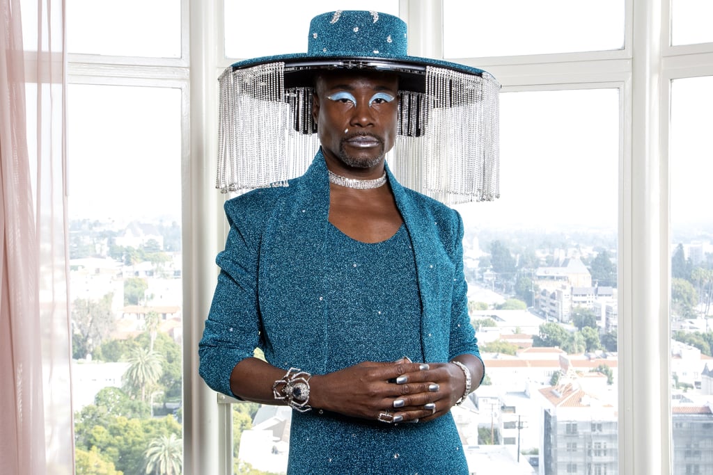 Billy Porter's Blue Sequined Outfit at the Grammys 2020