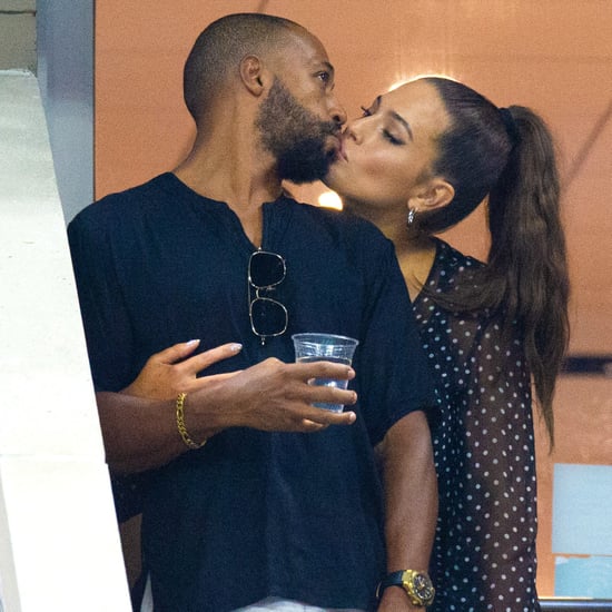 Ashley Graham and Justin Ervin at the 2018 US Open