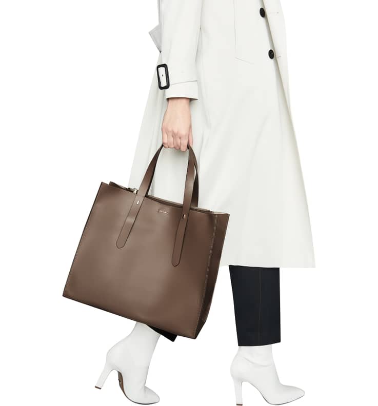 Reiss swaby on sale leather tote