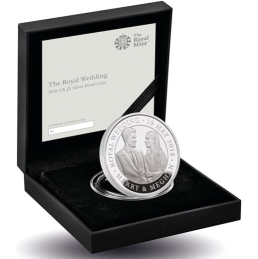 The Royal Wedding 2018 UK £5 Silver Proof Coin (£82.50)