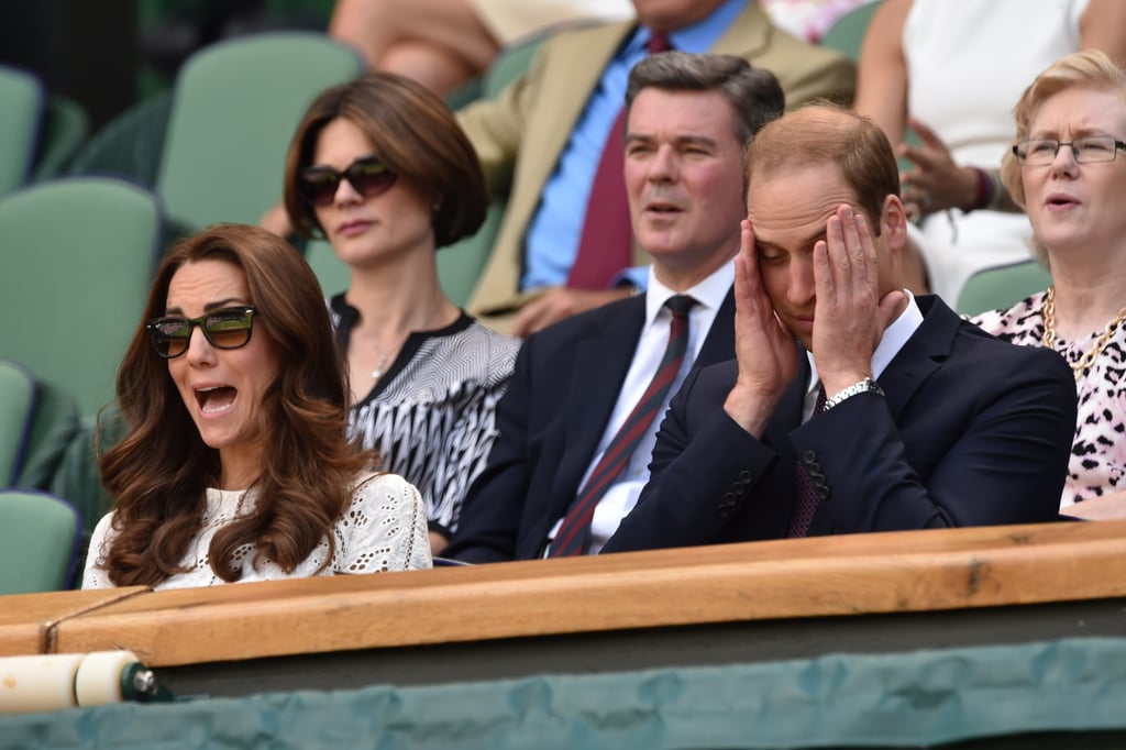 Kate Middleton and Prince William at Wimbledon 2014