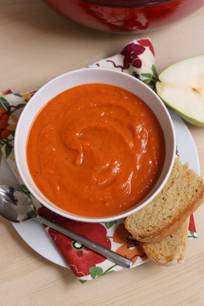 Fire-Roasted Tomato Soup