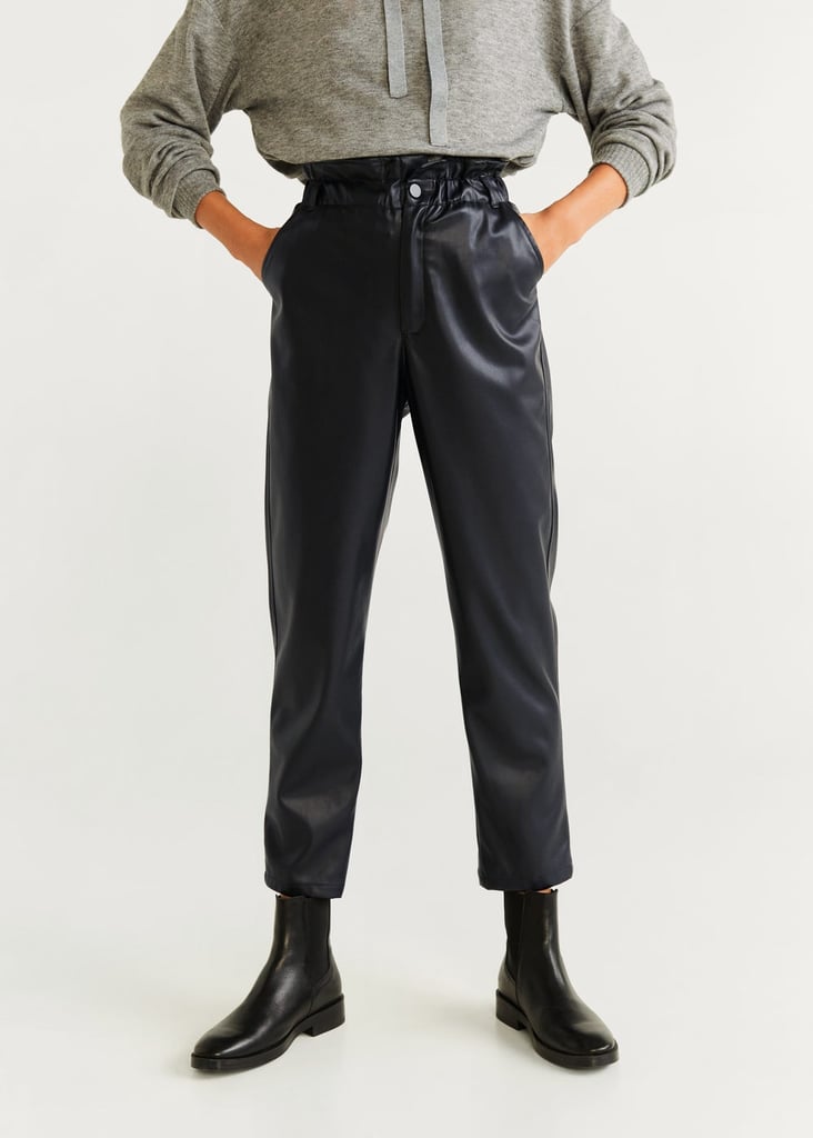 Mango Paper bag trousers