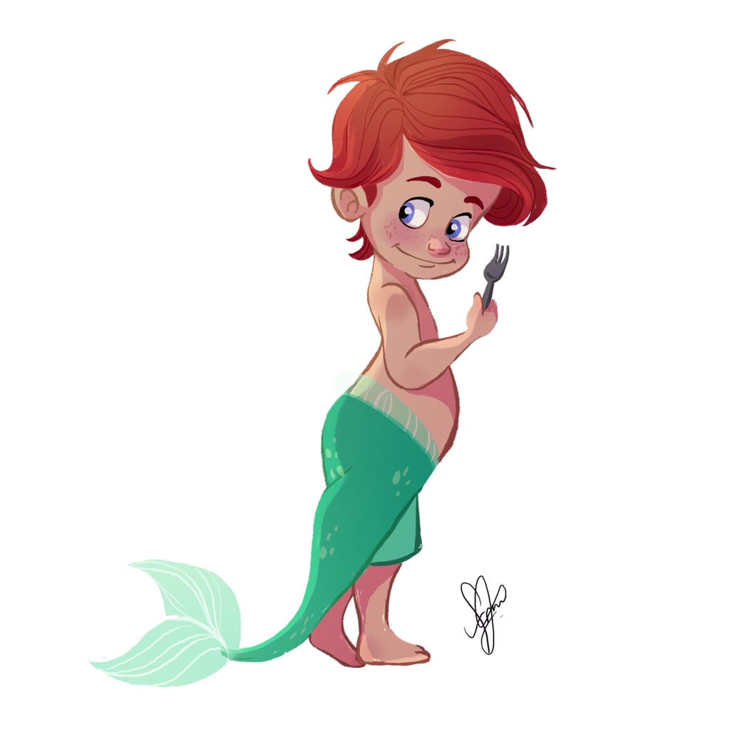 Ariel as a Boy