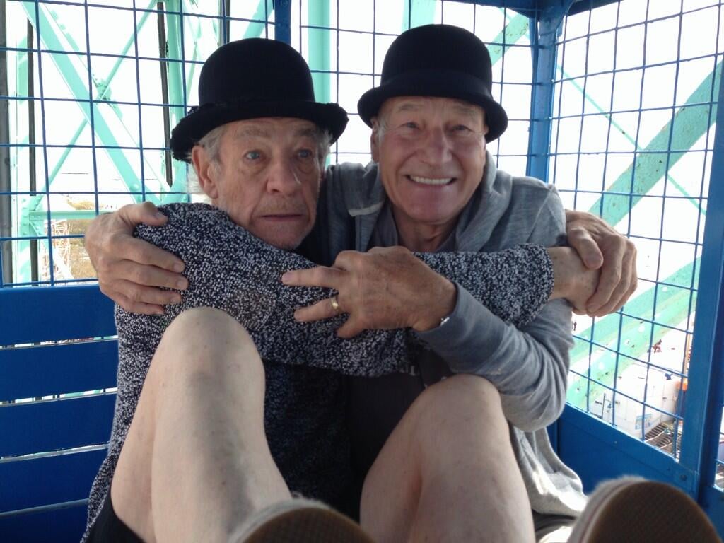 Patrick Stewart And Ian Mckellen Friendship Popsugar Tech