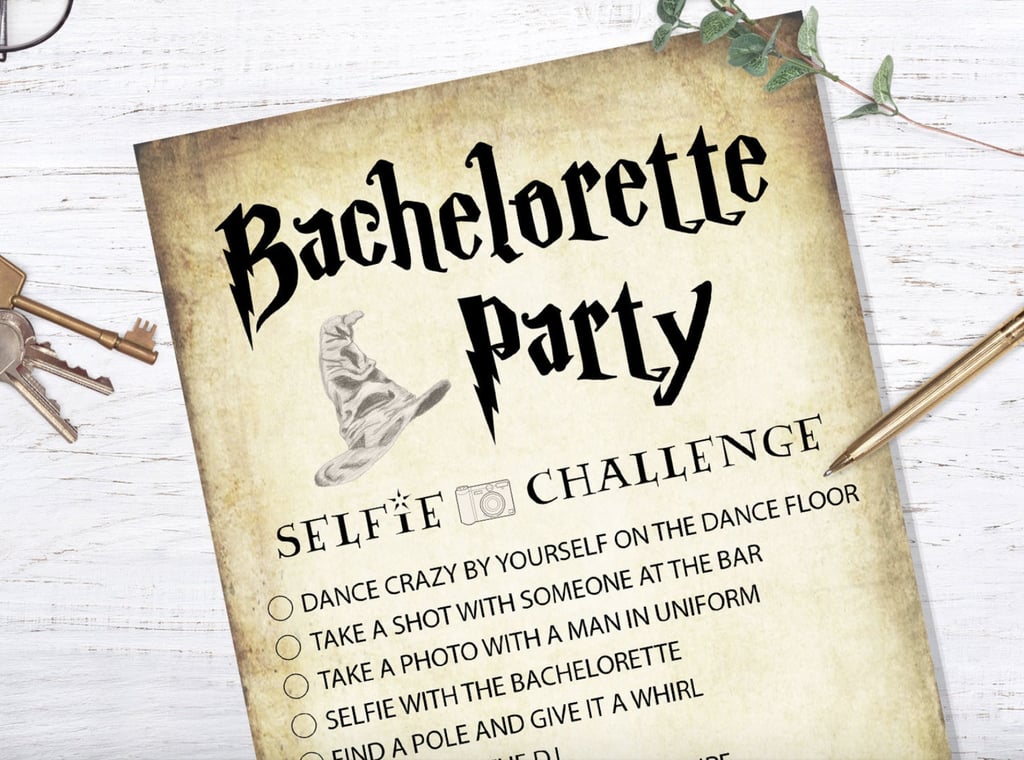 Harry Potter Bachelorette Party Printable Game Cards