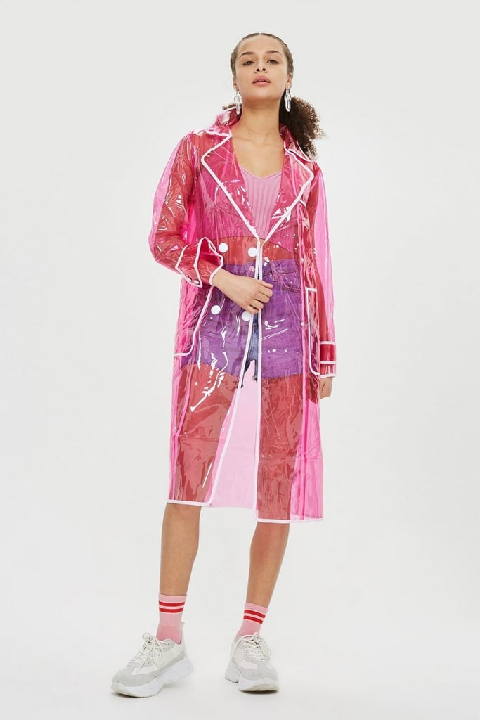 Topshop Clear Vinyl Trench Coat | Jacket Trends Fall 2018 | POPSUGAR ...