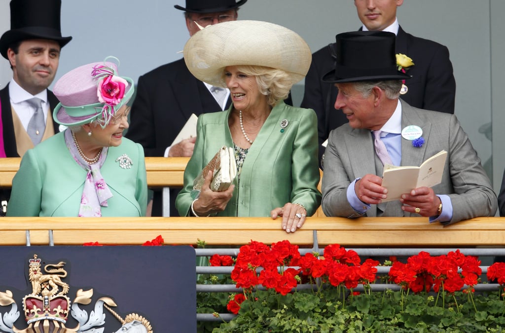 Queen Elizabeth II, Duchess of Cornwall, and Prince Charles, 2013
