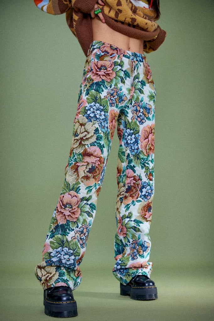 Jaded Woven Vintage Floral Jeans