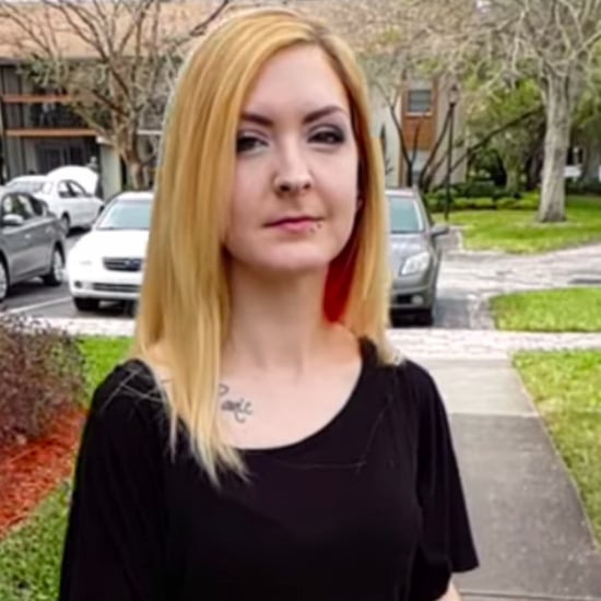 Video of Woman With Secret Rainbow Hair