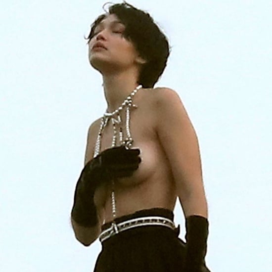 Gigi Hadid's Topless Photo Shoot in Paris Pictures