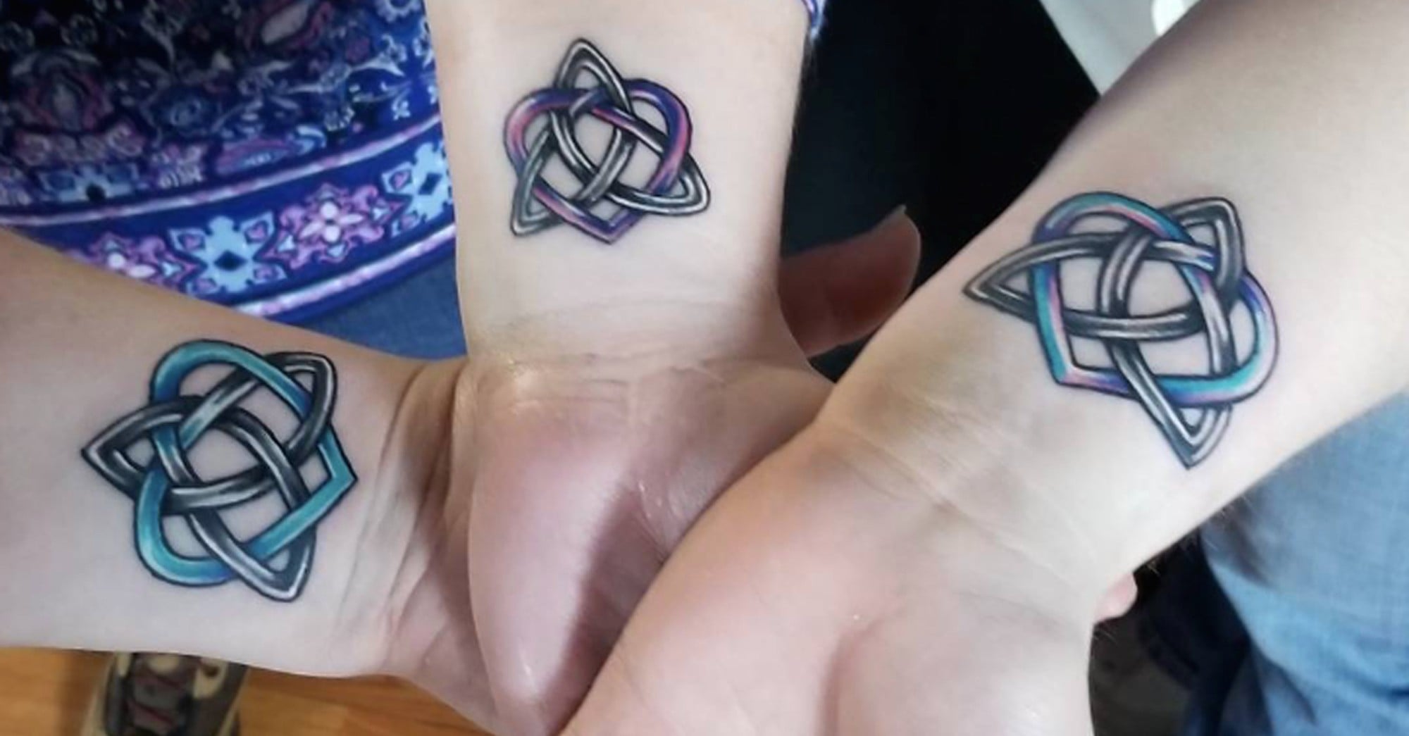 father daughter celtic tattoos