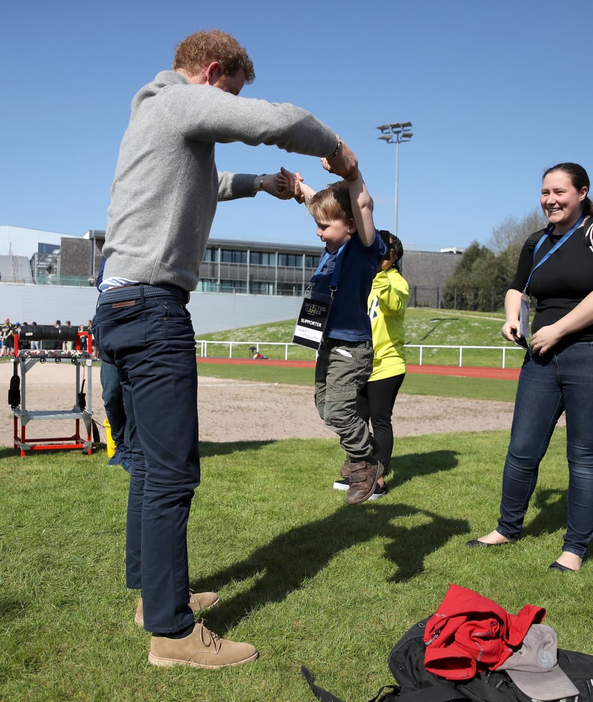 Prince Harry at Invictus Games Trials April 2017