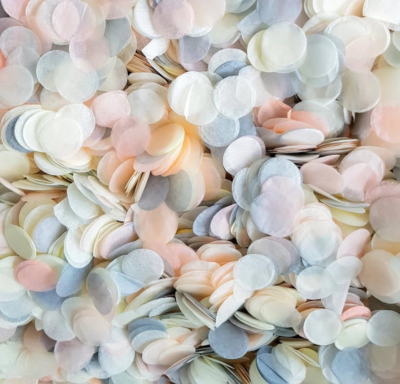 Flower Girl Alternatives to Petals: Pastel Biodegradable Confetti