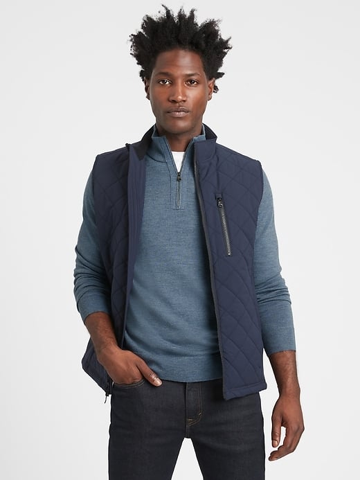 Banana Republic Merino Half-Zip Sweater