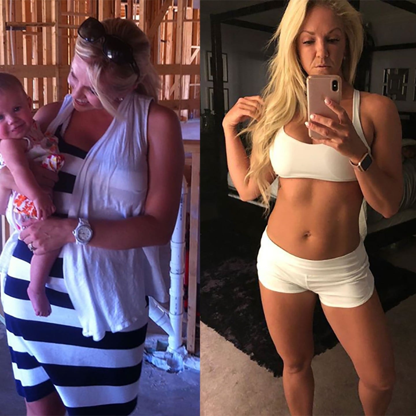 13 Kilo Postpartum Weight Loss Transformation Popsugar Fitness Australia