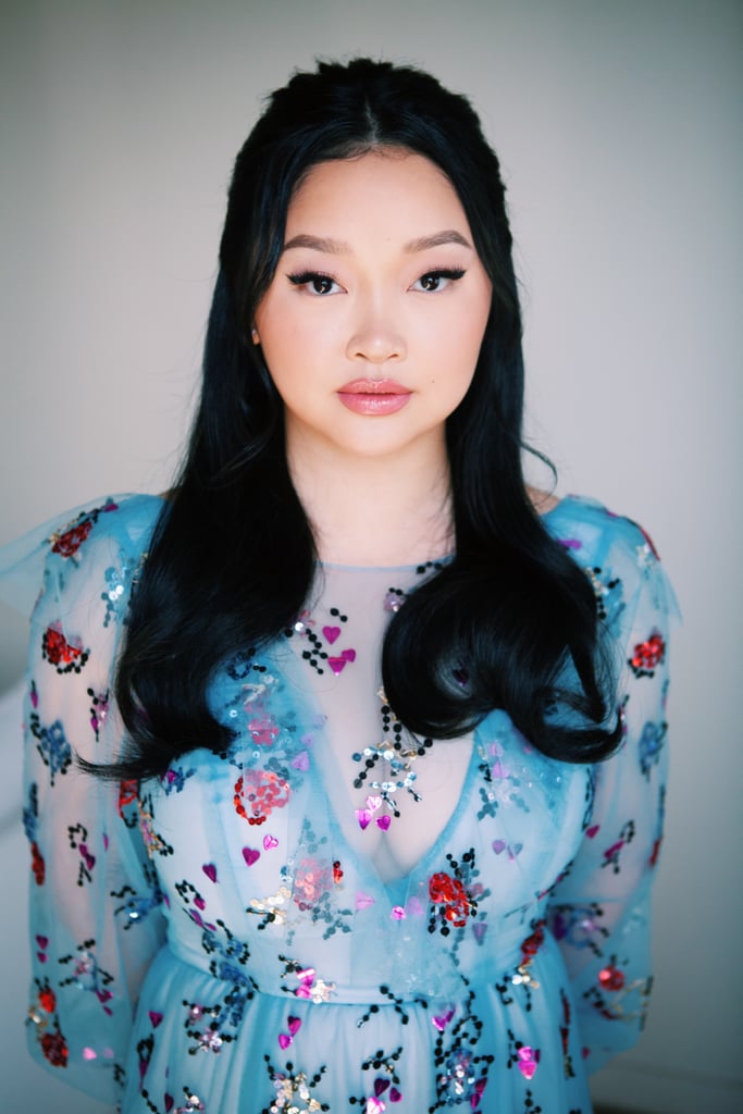 Lana Condor's Monique Lhuillier Dress at the Golden Globes