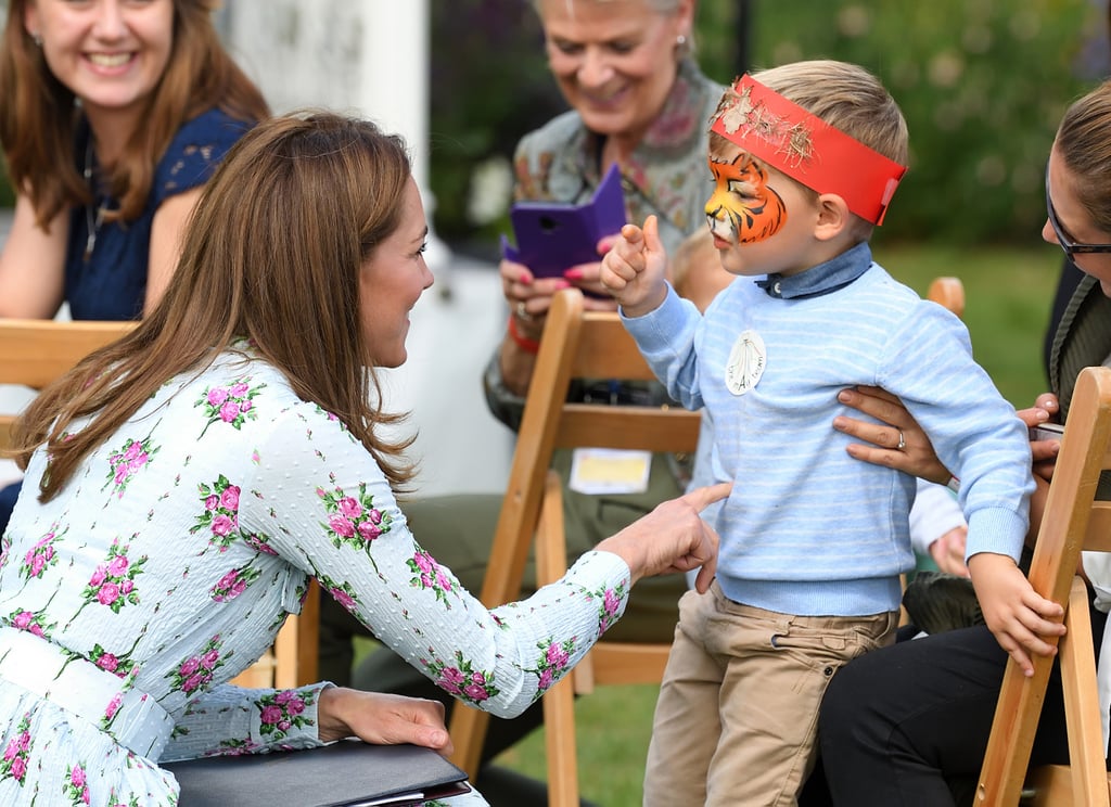 Kate Middleton Visits Back to Nature Garden at RHS Wisley