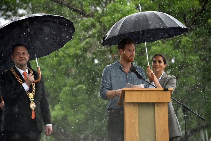 Meghan Markle Holding Prince Harry's Umbrella October 2018 ...