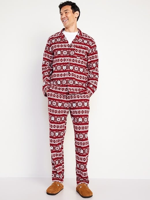 Old Navy Matching Flannel Pajama Set for Men