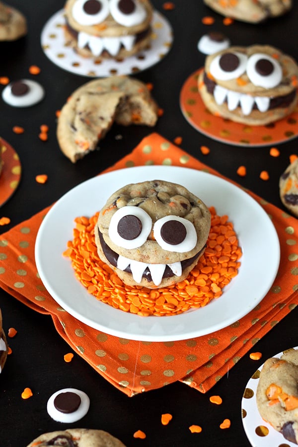 Monster Cookie Sandwiches