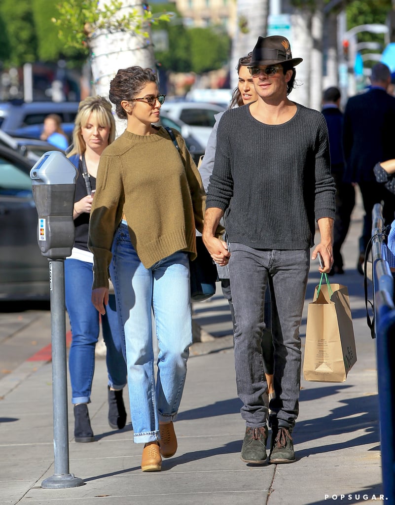 Nikki Reed and Ian Somerhalder Holding Hands in LA Nov. 2016