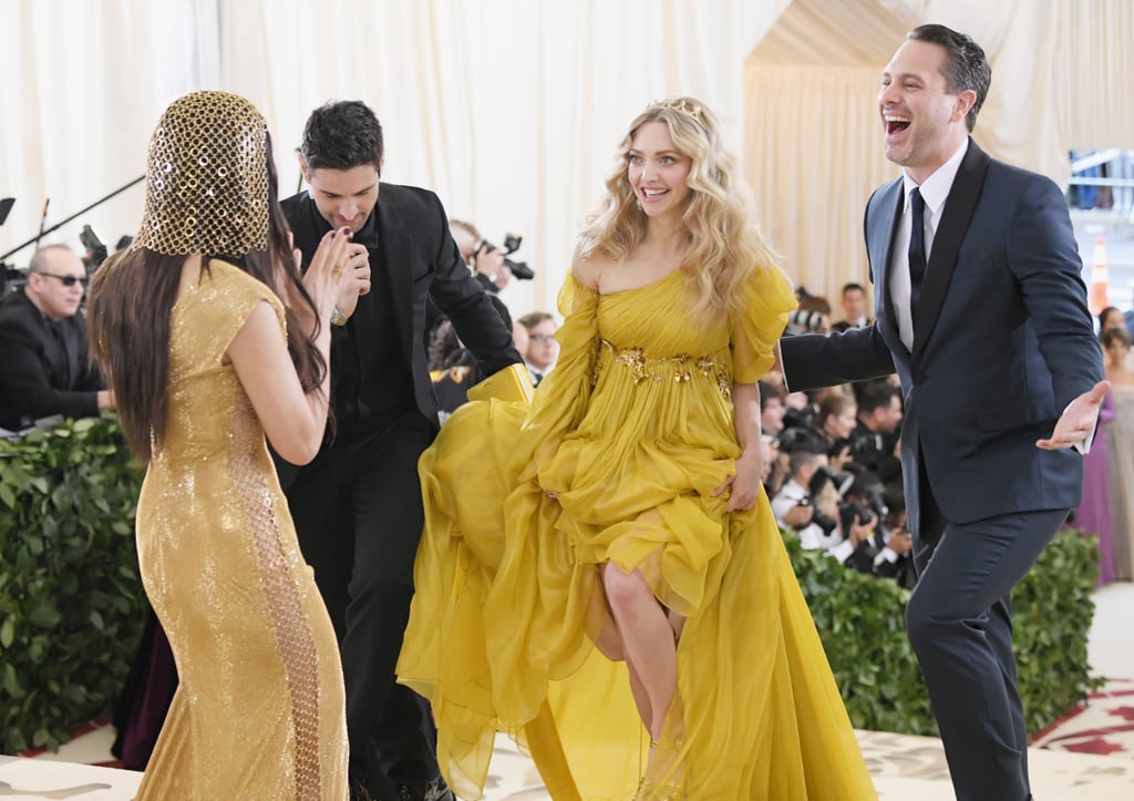 Amanda Seyfried and Thomas Sadoski at the 2018 Met Gala