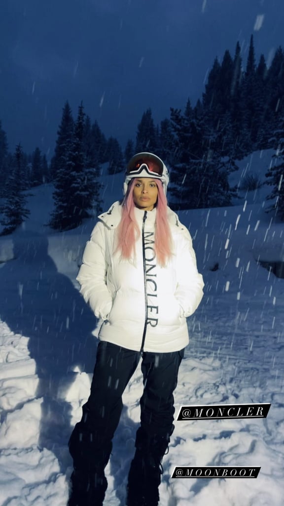 Vanessa Bryant and Ciara Take Their Families on a Ski Trip