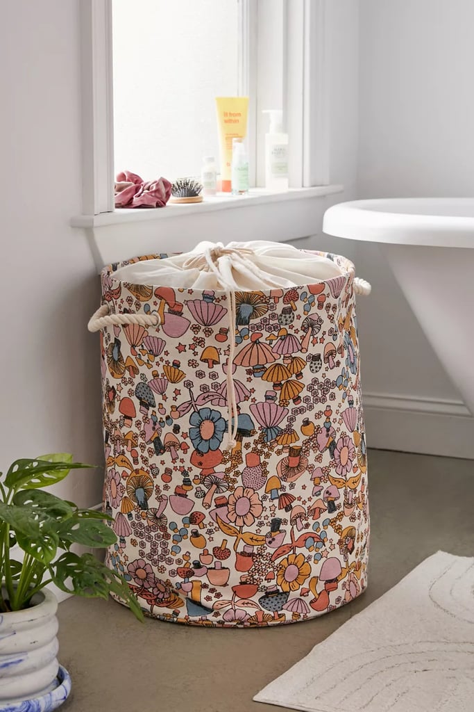 A Useful Laundry Bag: Mushroom Flower Laundry Bag