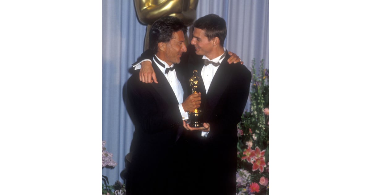 Dustin Hoffman and Tom Cruise, 1989 Pictures From the Oscar Press Room POPSUGAR