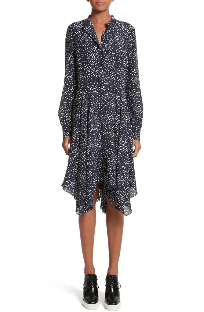 Stella McCartney Moon Print Silk Dress