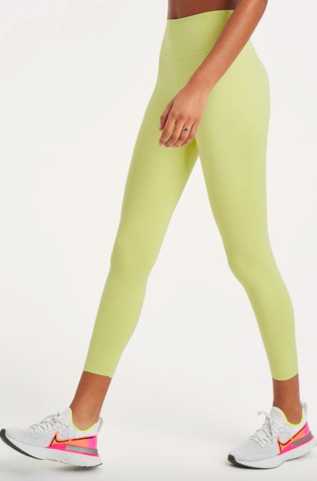 Neon Yellow Leggings for Women, High Waisted or Mid Rise, Neon Workout  Pants, High-visibility Running Leggings, Solid Neon Workout Clothes 