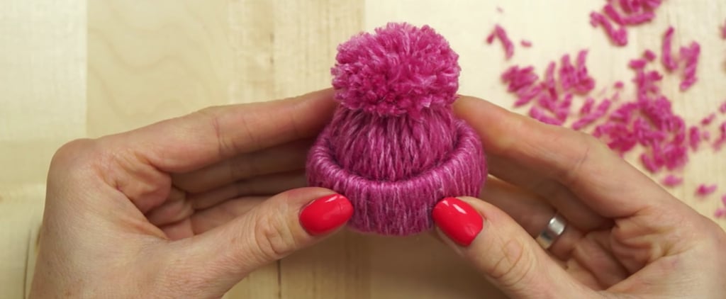 Yarn Hat Ornament DIY