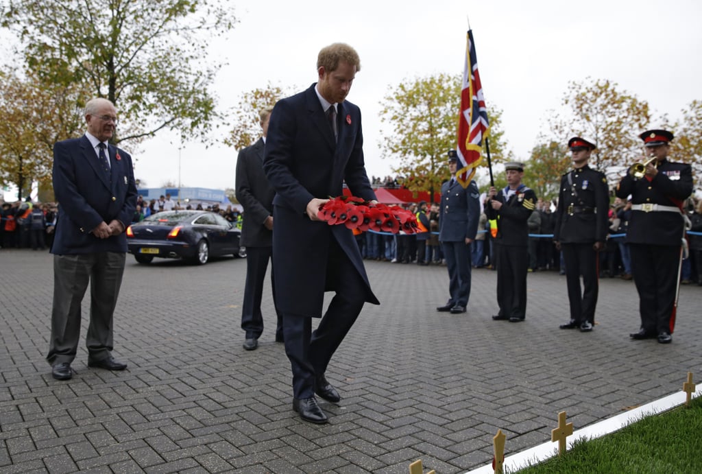 Prince Harry at a Rugby Match in London November 2016