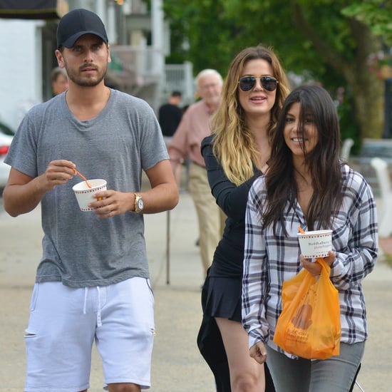 Kourtney Kardashian Getting Frozen Yogurt in the Hamptons