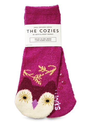 Owl-Berta the Owl Shea-Infused Socks